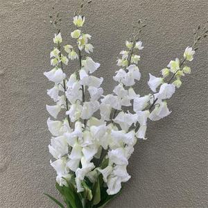 O-271 Fiori Artificiali in Seta, <span class=keywords><strong>Campanula</strong></span> a Stelo Lungo, Giglio della Valle Bianco, <span class=keywords><strong>Campanula</strong></span> Artificiale - Product Image 1