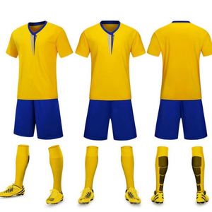 ชุดฟุตบอลชายแบบกำหนดเอง เสื้อเจอร์ซีย์สโมสรสำหรับฝึกซ้อม ระบายอากาศ แห้งเร็ว แขนสั้น ชุดยูนิฟอร์มขายส่ง - Product Image 3