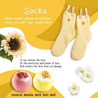 OEM/ODM Sonnenblumen-Geschenkkorb Frauen-Spa-Set Selbstpflege-Box Badebomben Duftkerzen Becher Individuelle Verpackung Kreatives Design