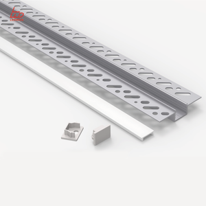 Perfil de <span class=keywords><strong>Aluminio</strong></span> <span class=keywords><strong>LED</strong></span> Personalizado de 1M 2M, <span class=keywords><strong>Canal</strong></span> Empotrado de <span class=keywords><strong>Aluminio</strong></span> <span class=keywords><strong>para</strong></span> Techo de Yeso y Pared - Product Image 2