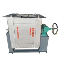 Inducción Electromagnética Inclinable de Metales Preciosos de Frecuencia Media y Alta, 400kw 380V, Marca Shuncheng, Personalizada por el Fabricante