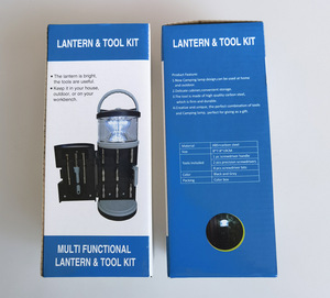 Lampe de camping LED portable personnalisée OEM promotionnelle avec porte-embouts de précision et étui rigide - Product Image 6