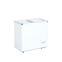Congélateur coffre commercial 100L avec porte vitrée, vitrine de supermarché, congélateur profond, vitrine à glaces avec couvercle coulissant SD-100Q