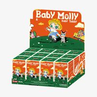 Popmart Original Baby Molly Baby Tabby Series PVC Action Figures Blind Box 12 Box/Set Cute Cartoon Mystery Trendy Toys