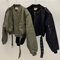2025 nouvelle veste matelassée courte de style coréen pour les femmes, veste de baseball texturée de qualité supérieure pour le début de l'automne/hiver