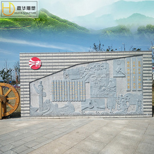 Escultura JIAHUA, Relieve de Piedra, Mural de Estilo Chino, Tallado de Figuras, Decoración de Jardín - Product Image 3