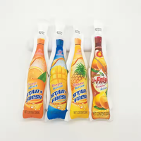 Poche Façonnée en Plastique de Qualité Alimentaire, Sac d'Emballage pour Boissons, Sachet de Jus d'Orange à Injection, Poche à Jus Personnalisée