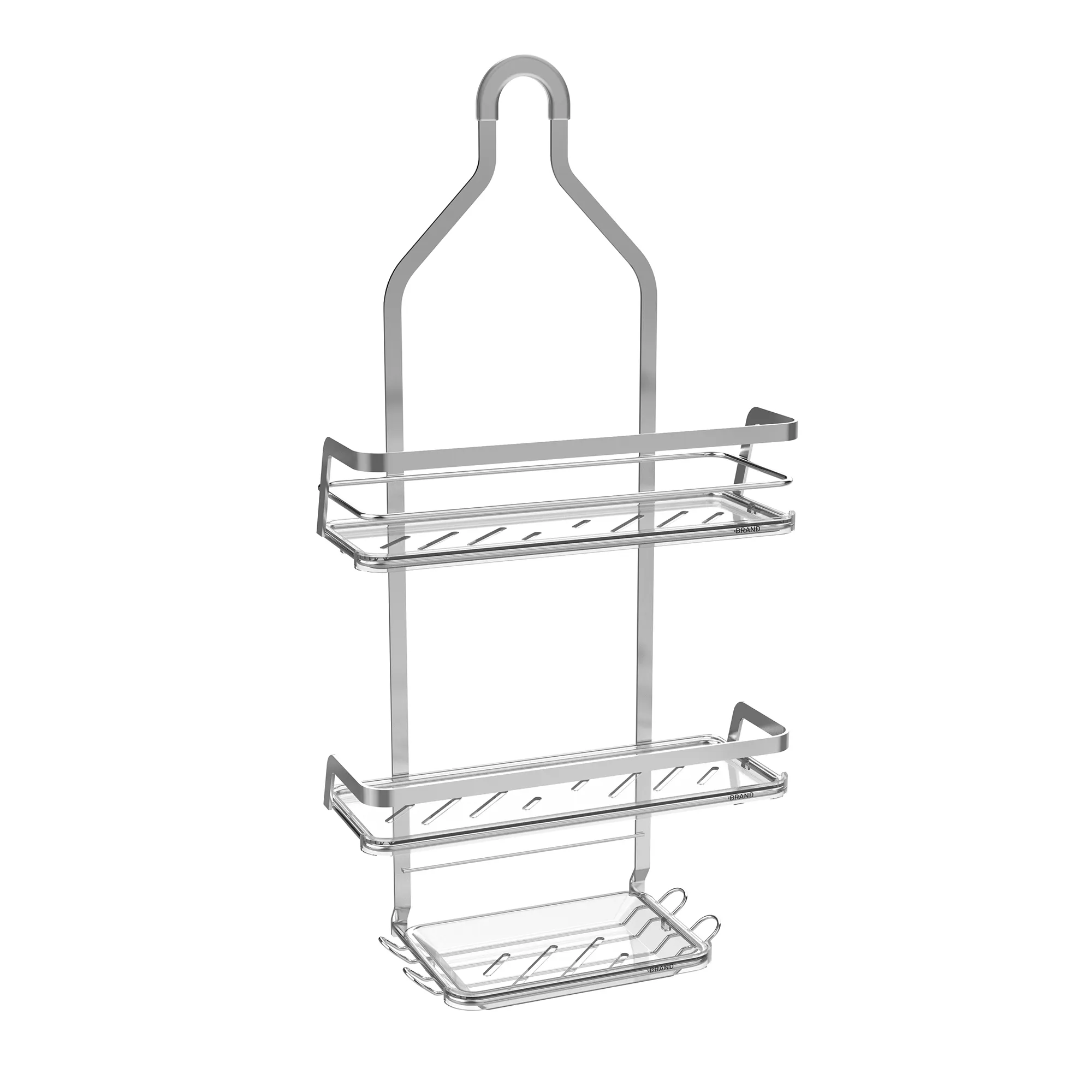 household iron metal Bathroom organizer hanging Iron Wire Rack stainless steel wall mounted Shower Caddy