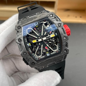 Watch for Men Luxury Watches Men Black Carbon Skeleton Dial <b>Automatic</b> Mechanical Watch Designer Watch Watch for Men - Product Image 2