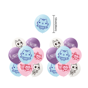 Set de Artículos para Fiesta de Cumpleaños de Niña con Temática de la Casa de <span class=keywords><strong>Gabby</strong></span>, Pancarta, Globos, Decoración para Cupcakes, Decoraciones de Cumpleaños Infantiles - Product Image 4