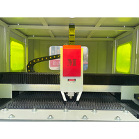 6060 1390 mesin pemotong Laser Fiber presisi tinggi untuk perhiasan logam lembaran perak dan emas 1mm 2mm 3mm pemotong Lazer otomatis