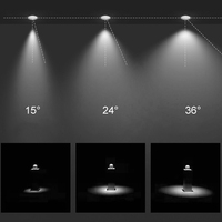 DGLUX – Spot de haute qualité en aluminium moulé sous pression, COB, éclairage de bureau encastré, réglable, 5, 7, 9, 10, 12, 15, 18, 20 watts, Led