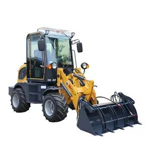 China powerful zl08f wheel loader with hydraulic transmission