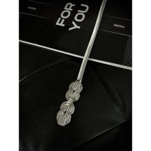 Cinturón de Mujer Fiori Snake Spring, Diseño de Cadena de Metal Plateado, Accesorio de Moda - Product Image 1