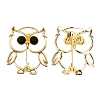 Broche Minimalista de Metal Hueco con Forma de Línea, Animal y Flor, Pin de Solapa, Accesorio de Moda para Traje y Abrigo, Adorno de Aleación Personalizado