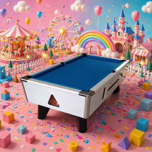 Mesa de <span class=keywords><strong>Billar</strong></span> Comercial Club de 7 pies, de Madera Sólida, Operada con Monedas, Grado Torneo, con Sistema de Retorno de Bolas y Base de Pizarra - Product Image 6