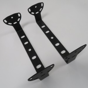 Support de fixation pour <span class=keywords><strong>porte</strong></span>-bagages arrière de vélo en acier inoxydable noir mat, personnalisable, avec adaptateur de montage sur tige de selle - Product Image 6