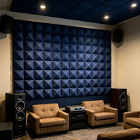 Panneaux acoustiques en feutre MDF directement de l'usine, panneaux muraux insonorisants personnalisés pour la décoration intérieure commerciale