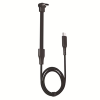Ponsel desain ramping Kabel Flex USB Tipe C ke Tipe a 60W 3A kabel Data pengisi daya kabel datar Logo kustom pabrik grosir