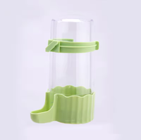 Distributeur d'eau automatique réutilisable en plastique Luby 240 ml avec mangeoire suspendue pour perroquets, accessoires pour cage, pour oiseaux de petite à grande taille