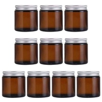 Botol Sampel Kosong Wadah Kosmetik Kaca dengan Tutup Tahan Bocor Makeup Sampel Wadah BPA Gratis Toples Pot untuk Kosmetik