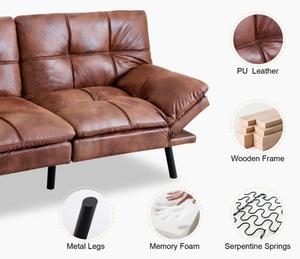 Thiết Kế Bọc Chuyển Đổi Đôi Ngủ Giá Rẻ Ngủ Không Có Tối Thiểu Đồ Nội Thất Phòng Khách Gấp Đôi <span class=keywords><strong>Sofa</strong></span> Giường Cho Nhà - Product Image 5