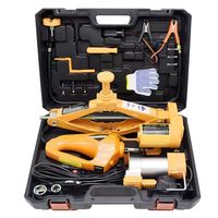 Gato hidráulico eléctrico para coche, herramientas para vehículos, gato de tijera eléctrico de 3 toneladas y 12V, 2 en 1