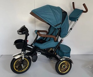 Poussette pour bébé en acier Lanying X7, tricycle pour enfants, véhicule jouet, prix de gros directement de l'usine - Product Image 6
