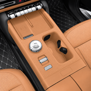 Interieur accessoires voor Chery I CAUR V27 2026 auto: opbergmat voor middenconsole met bekerhouder, siliconen beschermingsmat - Product Image 1