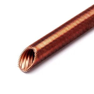 Removable Copper Finned Tube Type Radiator Copper Tube Aluminum Fin Condenser