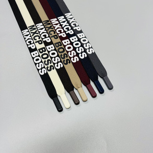 Customized 100% Cotton <strong>Flat</strong> Polyester Hoodie with Silicone Dipped Drawstring Printed Logo <strong>Drawcord</strong> Rope for Shoes - Product Image 2