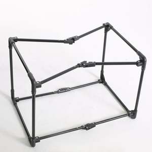 Stable Steel Frame Pet Soft Crate Portable Collapsible Dog <b>Cat</b> Carrier with Anti-Scratch Mesh Mat Indoor Outdoor Use - Product Image 5