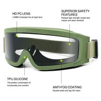 Yijia OEM professionnel anti-poussière Camouflage lunettes de sécurité tactiques Protection UV lunettes de tir