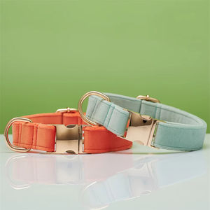 Conjunto de Collar y Correa para Perro de Terciopelo Suave y Felpa de Lujo, Estilo Moderno con Luces LED para Cachorros y Perros Pequeños, Nuevo Diseño - Product Image 4