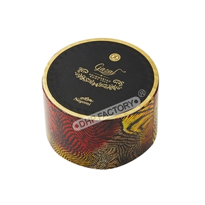 <strong>Boite</strong> Ronde Coffret Cadeau Vide Emballage Chic Pour Arabe Parfum Rangement <strong>Avec</strong> Carton <strong>Couvercle</strong>