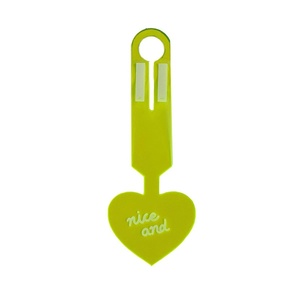 Cross-border Eco-friendly PVC Fluorescent Luggage Tag Letter Pattern for Boarding Pass Anti-lost <b>Suitcase</b> Identification Label - Product Image 5