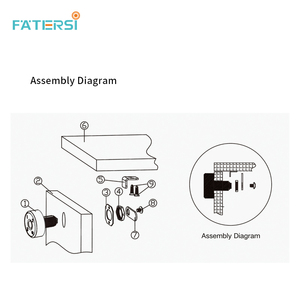 Cerradura Inteligente con Huella Dactilar FATERSI 2026, Venta al por Mayor, para Productos <span class=keywords><strong>de</strong></span> Hogar Inteligente, Oficina, Garaje, Armarios y Casilleros - Product Image 2