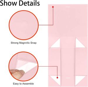 صناديق مغناطيسية فاخرة مخصصة للعطور ومستحضرات التجميل، علب هدايا فاخرة من الورق المقوى القابل لإعادة التدوير مع بطانة إسفنجية - Product Image 5