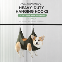 Hamac de toilettage pour animaux de compagnie, sac de lavage pour chat, dispositif de contention pour le bain et la coupe des ongles pour chats et chiens