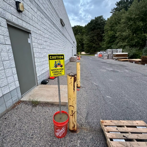 Securun 2025 <span class=keywords><strong>Forklift</strong></span> trafik işareti ayakta yansıtıcı kaplı alüminyum 14x10 inç güvenlik uyarı işareti - Product Image 4