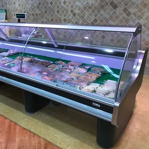 TOPCOOL德利显示冰箱熟食展示柜台展示