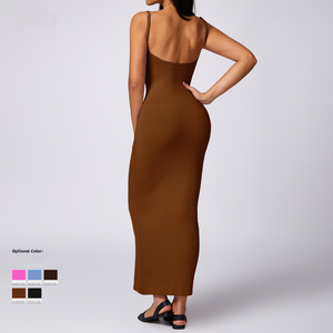 Abiti personalizzati di alta qualità da donna nuovo Design traspirante abito lungo ad asciugatura rapida per abiti da festa da donna Casual vita quotidiana - Product Image 3