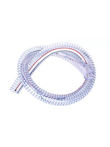<span class=keywords><strong>Tuyau</strong></span> d'<span class=keywords><strong>aspiration</strong></span> de sablage transparent renforcé de fil d'acier épaissi de qualité supérieure, résistant au froid, pour retour de sable pour sablage - Product Image 1