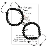 Bracelets de couple sur mesure bon marché en gros Bracelets assortis pour lui et elle Bracelets pour cadeaux de couple Bracelets