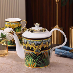 Home Luxury 58pcs Dinner Set Ceramic Flatware Custom Royal Wedding Plates Fine Bone China Tableware Set - Product Image 4