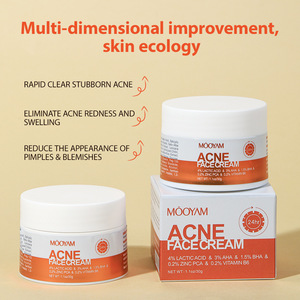 Échantillon de crème réparatrice d'acné à l'acide salicylique avec hydratant <span class=keywords><strong>pour</strong></span> estomper les marques et éliminer les cicatrices de boutons fermés <span class=keywords><strong>pour</strong></span> tous les types de peau - Product Image 6