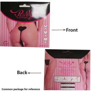 Sous-vêtement adhésif réutilisable en dentelle en forme de cœur, sous-vêtement <span class=keywords><strong>collant</strong></span> sans couture, string sans bretelles, culotte invisible pour femmes - Product Image 6
