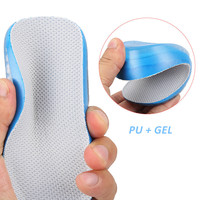 Semelles intérieures unisexes invisibles et confortables en tissu mesh avec coussinets en PU et gel pour augmenter la taille