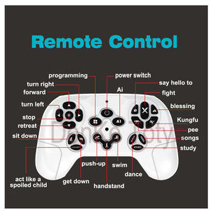 GCC 도착 프로그래밍 스마트 및 제스처 로봇 바구니 개 장난감 전자 노래 스턴트 원격 제어 프로그래밍 가능 RC 애완 동물 장난감 - Product Image 5