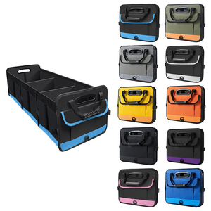 Boîte de rangement de <span class=keywords><strong>camping</strong></span> toutes saisons avec <span class=keywords><strong>table</strong></span> <span class=keywords><strong>pliante</strong></span> et poignées, organisateur de coffre de voiture pliable avec logo personnalisé - Product Image 2